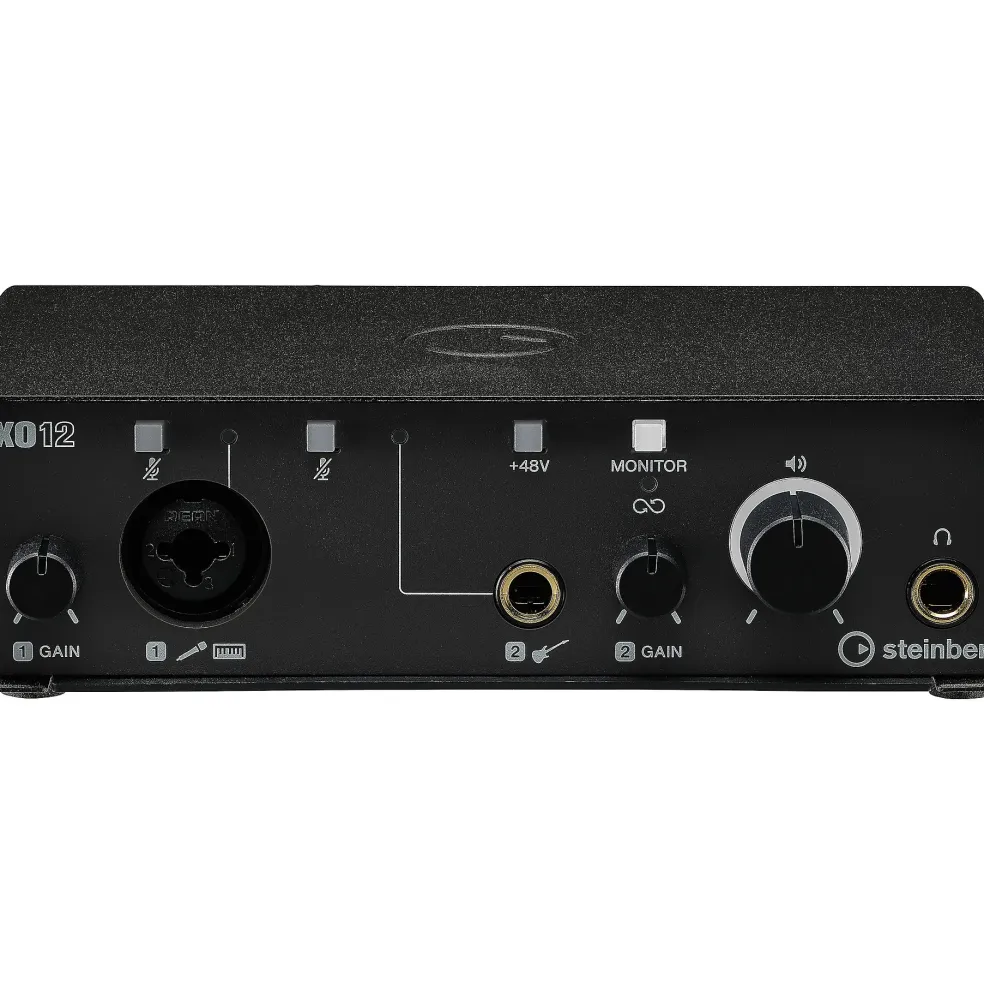 Steinberg IXO12 B Podcast Pack with Mic, Table Top Stand, & Pop Screen