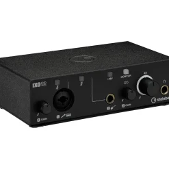 Steinberg IXO12 B Podcast Pack with Mic, Table Top Stand, & Pop Screen