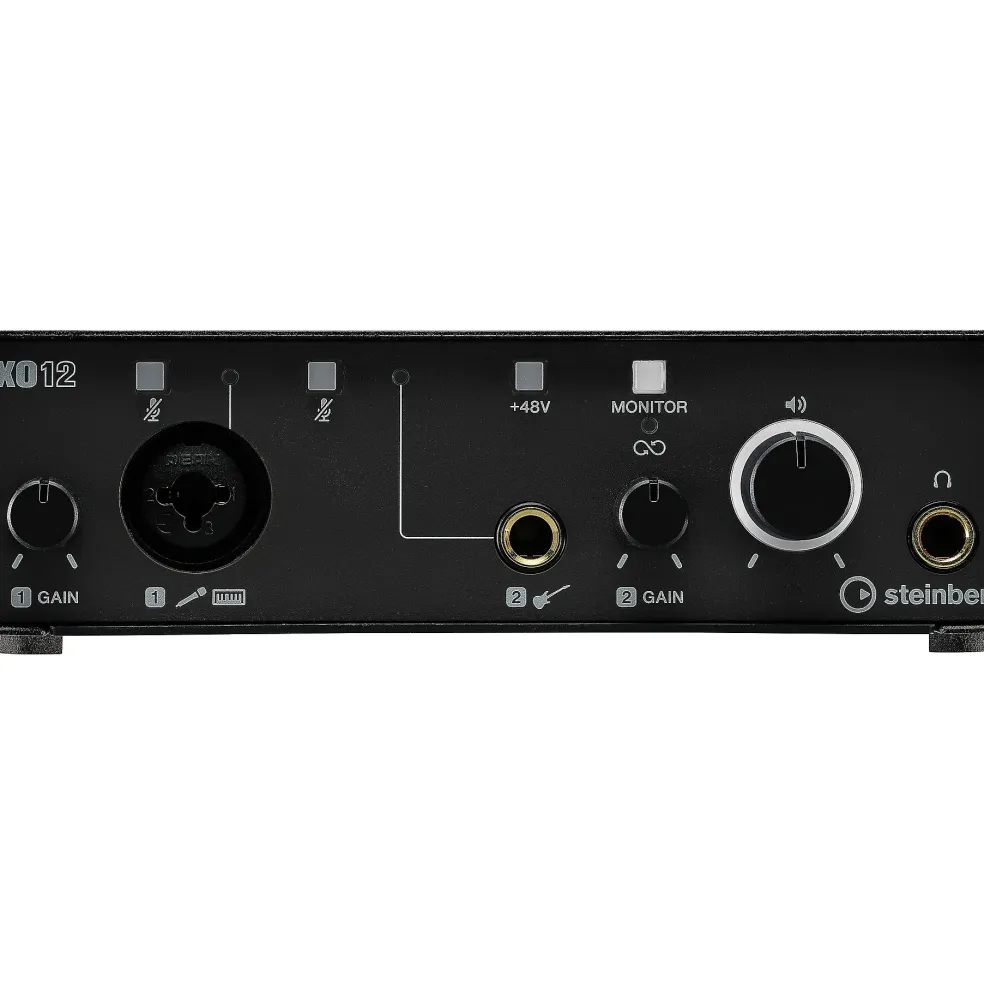 Steinberg IXO12 B Podcast Pack with Mic, Table Top Stand, & Pop Screen