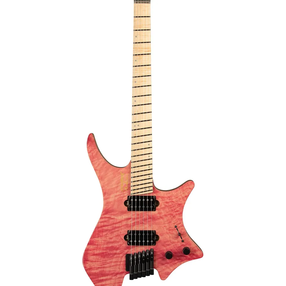 strandberg Boden J Artisan 6 Maple Tochi Electric Guitar Trans Pink
