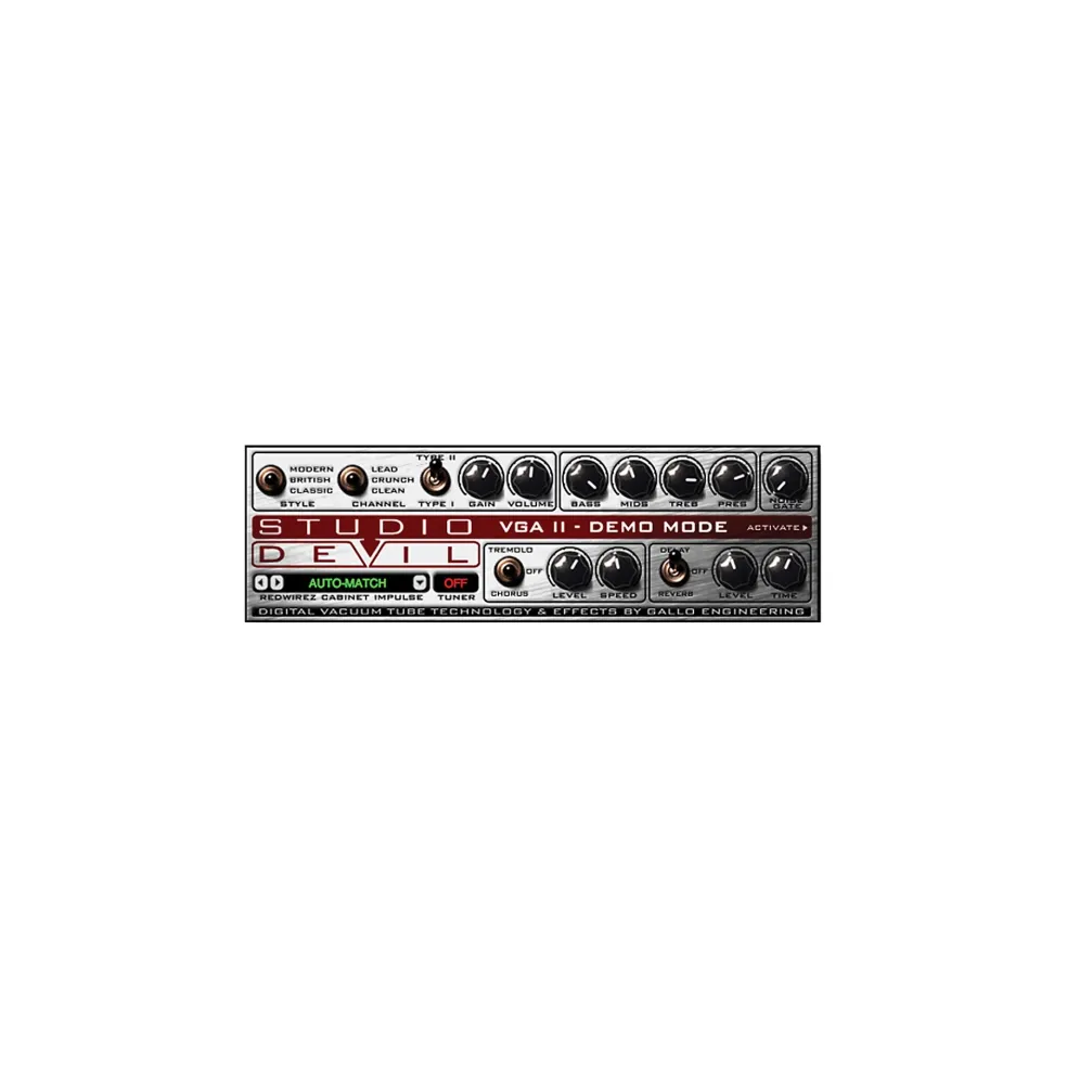 Studio Devil Virtual Guitar Amp II Software Download