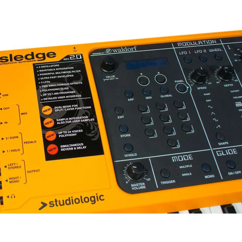 Studiologic Sledge 2.0 Polyphonic Synthesizer