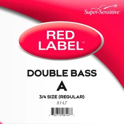 Super Sensitive Red Label Series Double Bass A String 3/4 Size, Medium