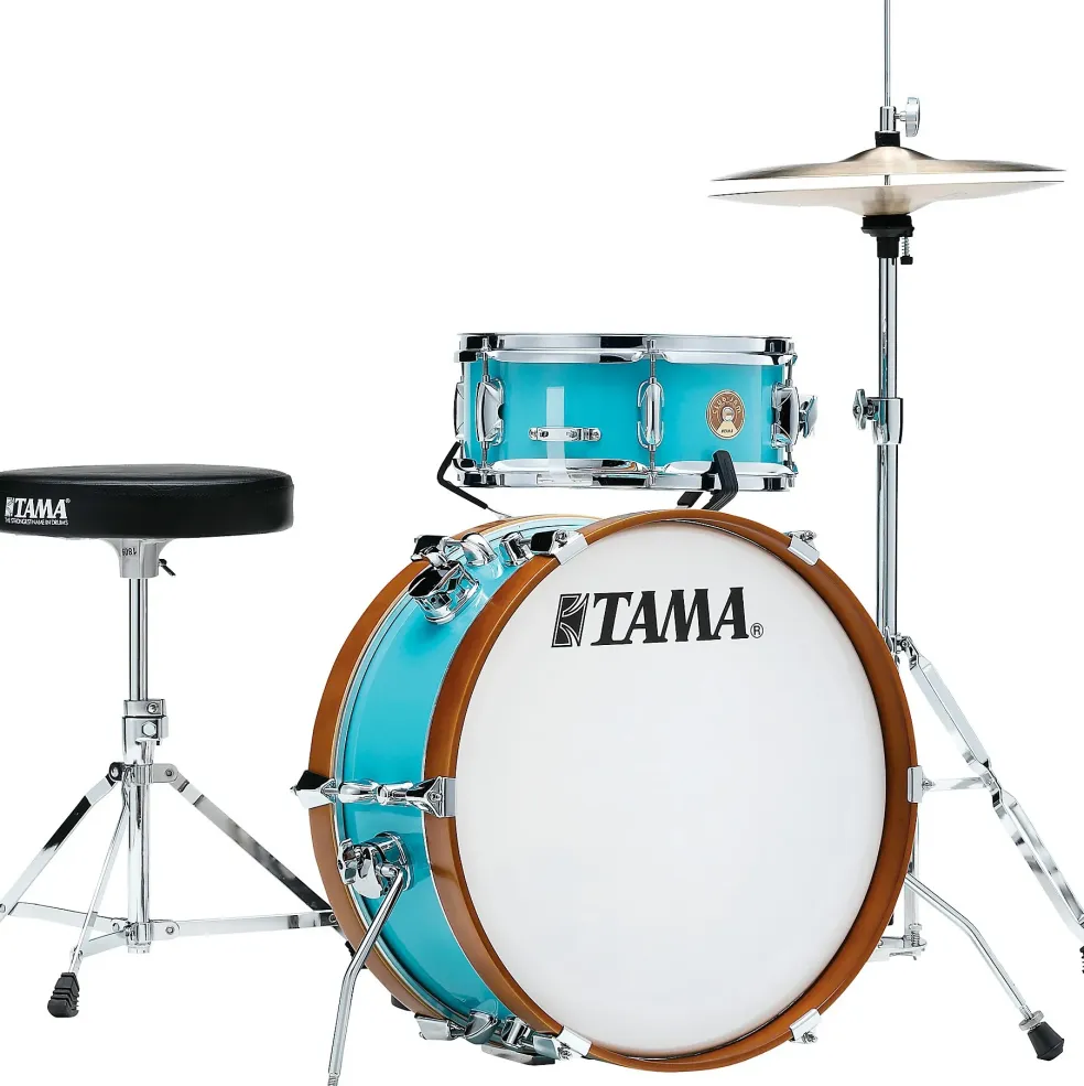 TAMA Club-JAM Mini 2-Piece Shell Pack With 18" Bass Drum Aqua Blue