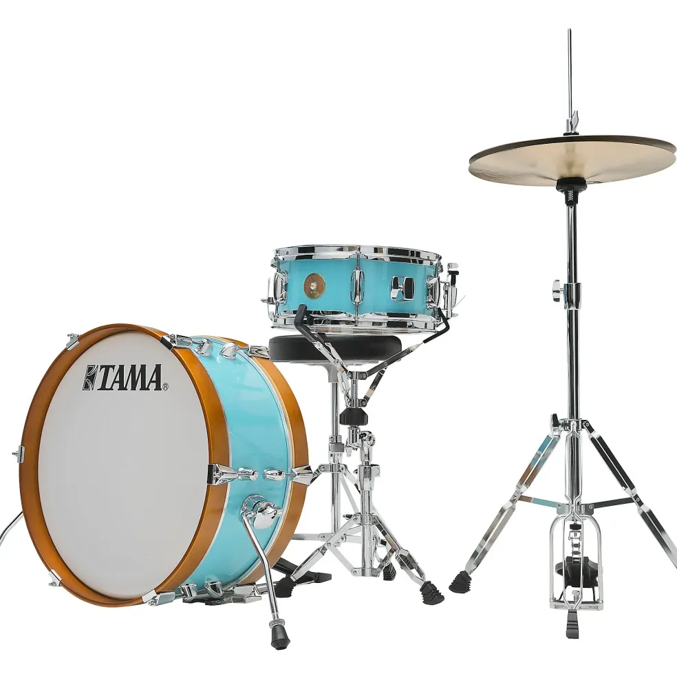 TAMA Club-JAM Mini 2-Piece Shell Pack With 18" Bass Drum Aqua Blue