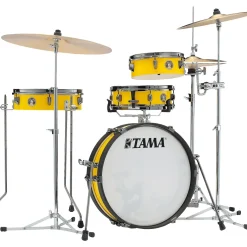 TAMA Club-JAM Pancake 4-Piece Shell Pack With 18" Bass Drum Electric Yellow