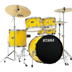 TAMA Imperialstar 5-Piece Complete Drum Set With 20" Bass Drum Electric Yellow