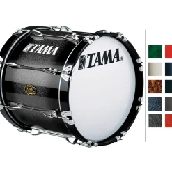Tama Marching Maple Bass Drum Molten Caramel Fade 14x24