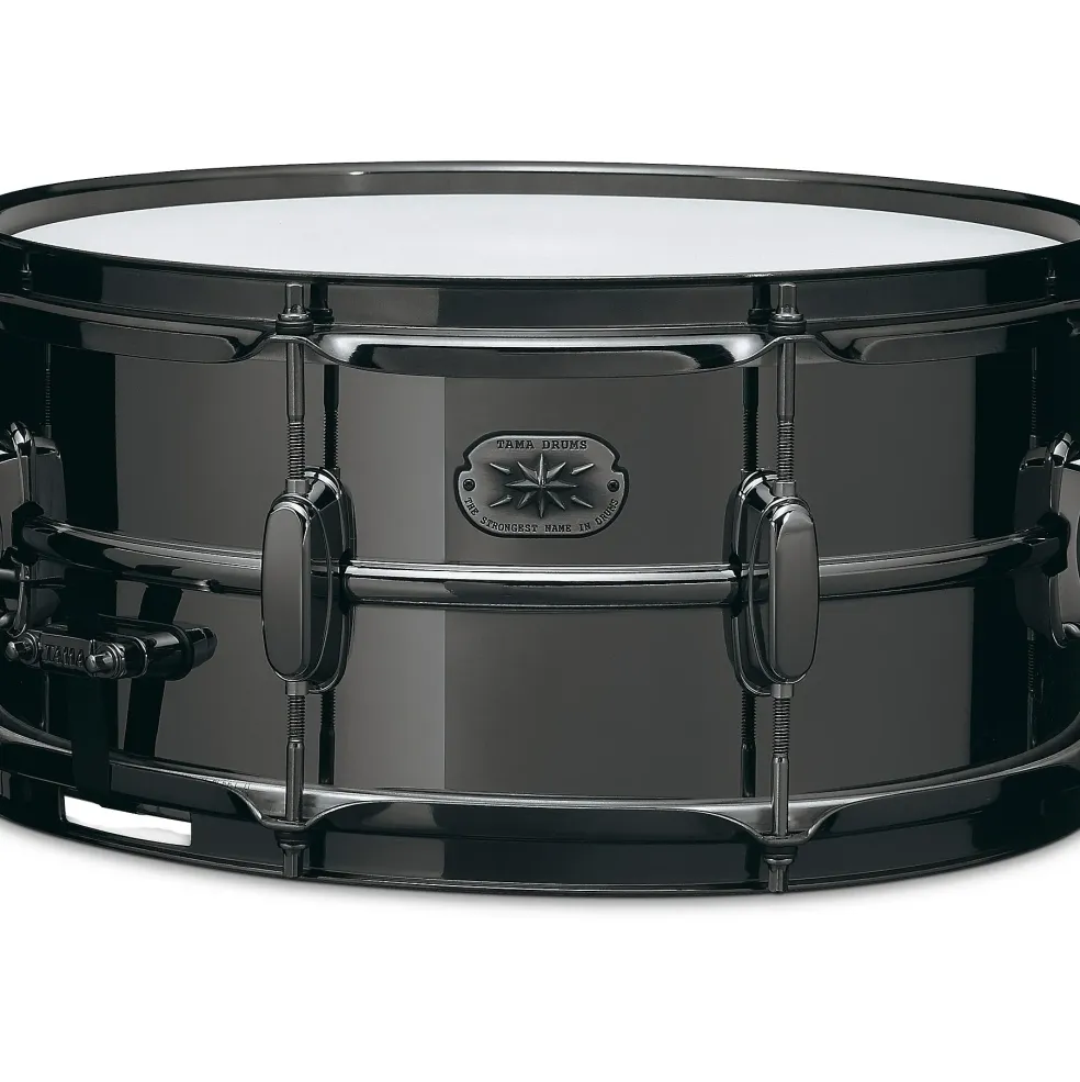TAMA Metalworks Steel Snare Drum 14 x 6.5 in. Black Nickel Hardware