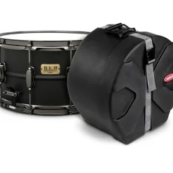 TAMA S.L.P. Big Black Steel Snare Drum With TAMA Bag