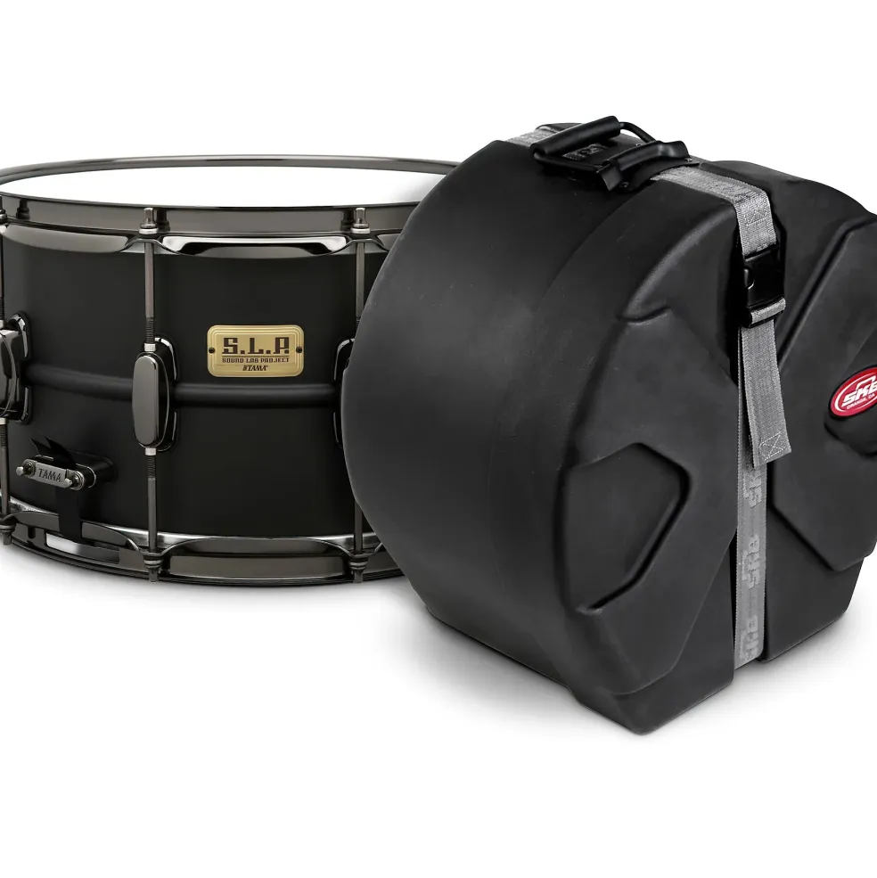 TAMA S.L.P. Big Black Steel Snare Drum With TAMA Bag