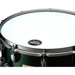 TAMA S.L.P. Bubinga/Maple Snare Drum 14 x 6.5 in. Malachite Green Zebrawood