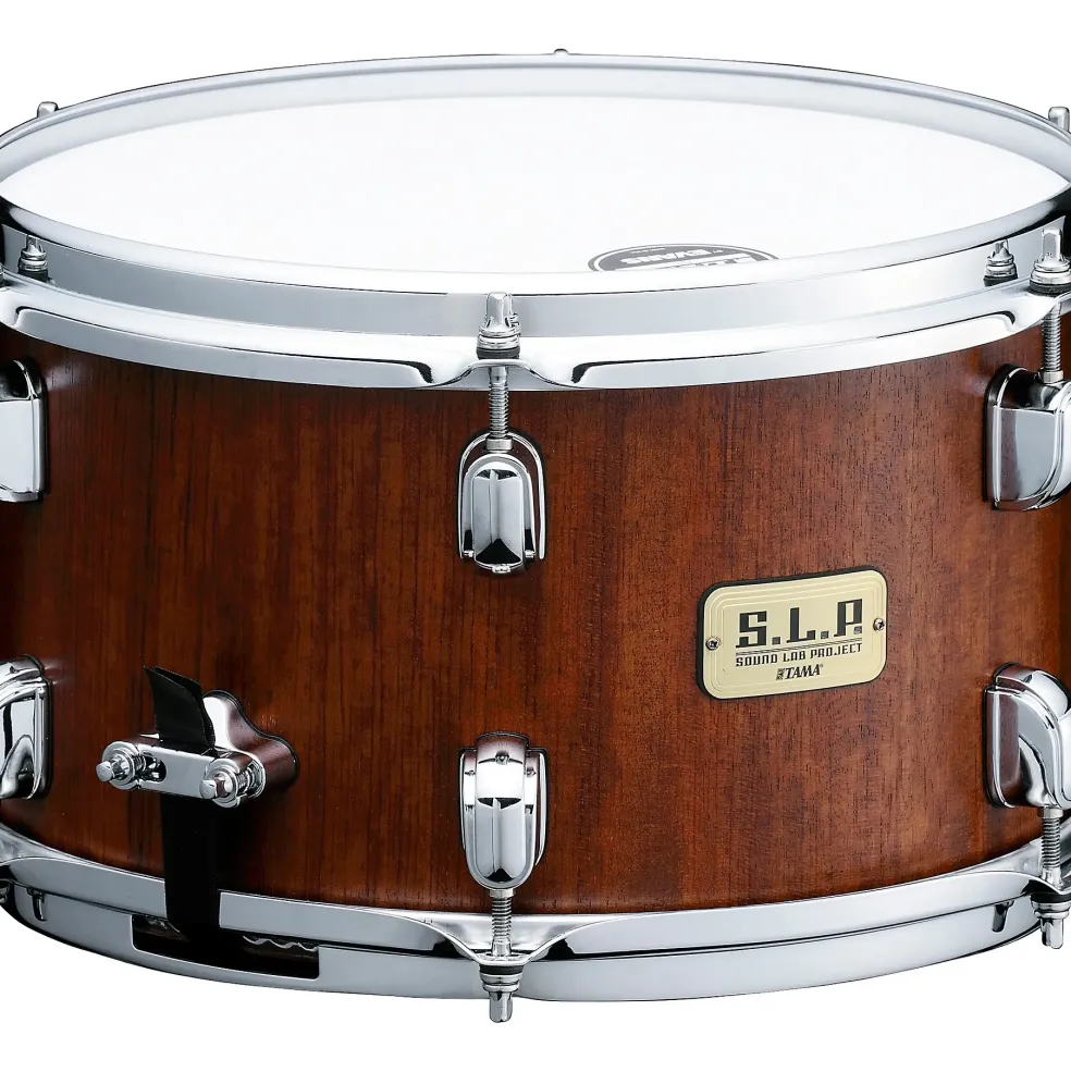 TAMA S.L.P. Mod Bubinga Snare Drum 12 x 7 in. Satin Bubinga