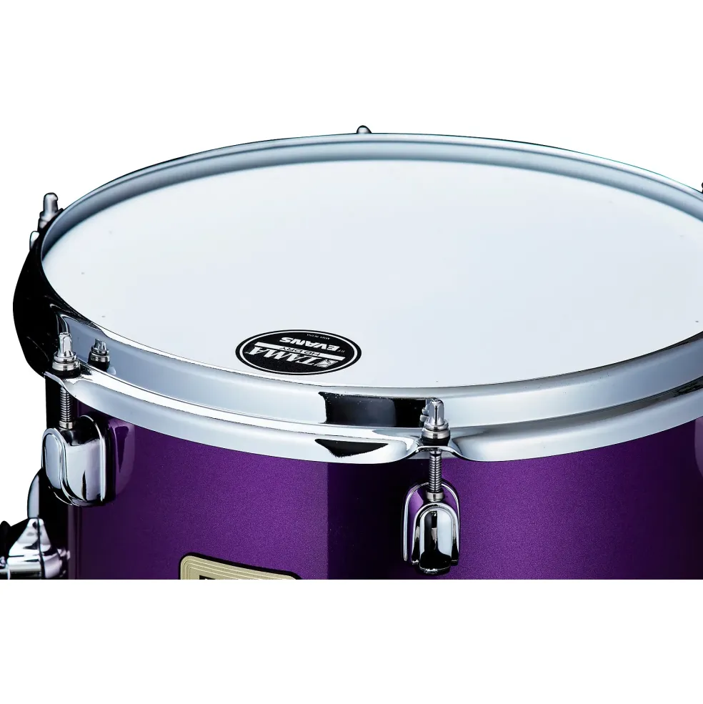 TAMA S.L.P. Mod Bubinga Snare Drum - Clay Aeschliman Artist Model 12 x 7 in. Galactic Purple