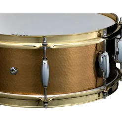 TAMA STAR Reserve Hand Hammered Brass Snare Drum 14 x 5.5 in.