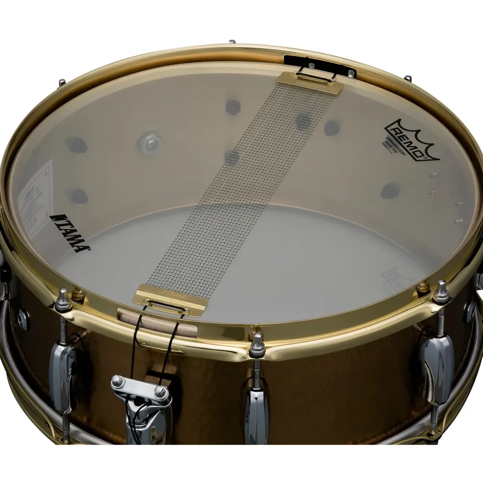 TAMA STAR Reserve Hand Hammered Brass Snare Drum 14 x 5.5 in.