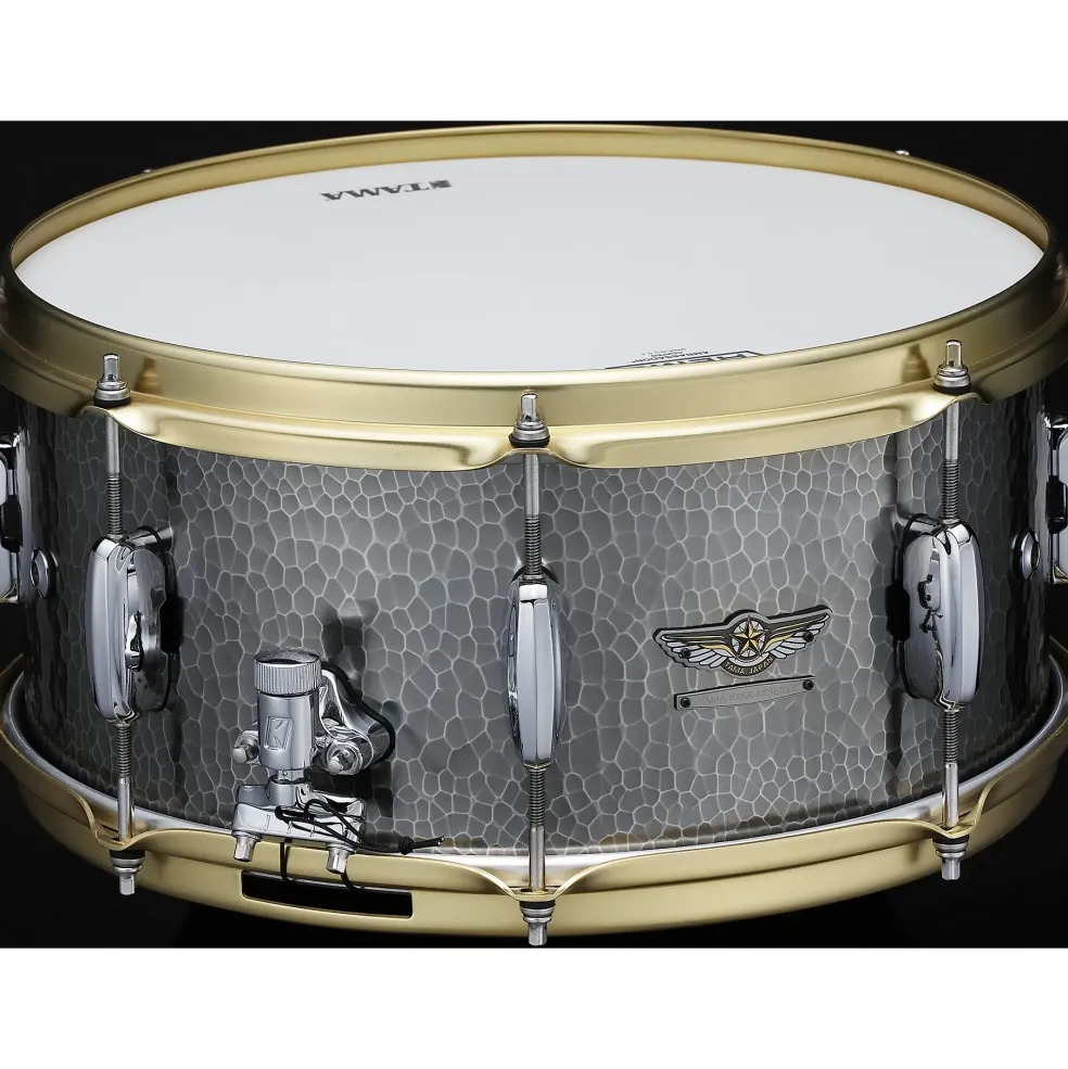 TAMA STAR Reserve Hand Hammered Aluminum Snare Drum 14 x 6.5 in.