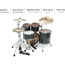 TAMA Starclassic Maple 4-Piece Shell Pack With 22
