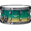 TAMA Starclassic Maple Snare Drum With Black Nickel Shell Hardware 14 x 6.5 in. Marine Shoreline Movingui Fade
