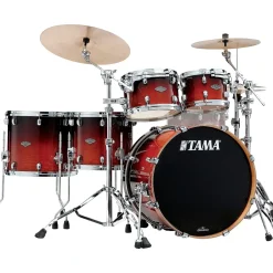 TAMA Starclassic Performer 5-Piece Shell Pack With 22" Bass Drum Dark Cherry Fade