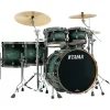 TAMA Starclassic Performer 5-Piece Shell Pack With 22" Bass Drum and Black Nickel Hardware Molten Steel Blue Burst