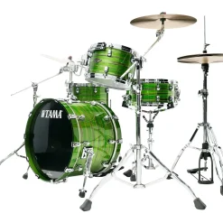 TAMA Starclassic Walnut/Birch 3-Piece Shell Pack with Chrome Hardware and 20 in. Bass Drum Lacquer Shamrock Oyster