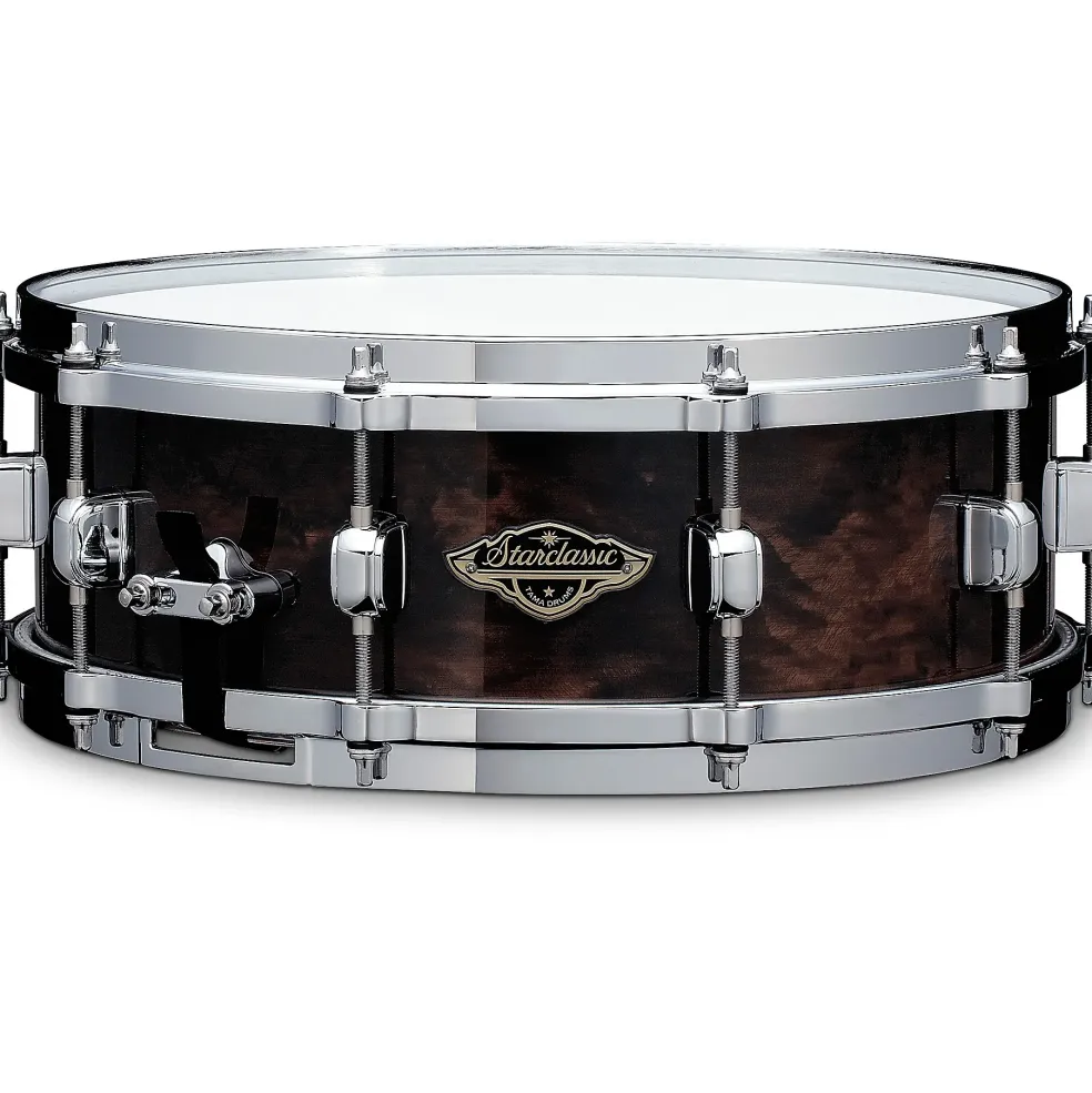 TAMA Starclassic Walnut/Birch Snare Drum With Chrome Shell Hardware 14 x 5 in. Gloss Black Walnut Burl