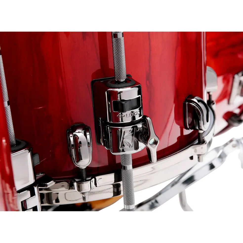TAMA Starclassic Walnut/Birch 5-Piece Shell Pack With 22" Bass Drum Vermillion Bosse Fonce Fade