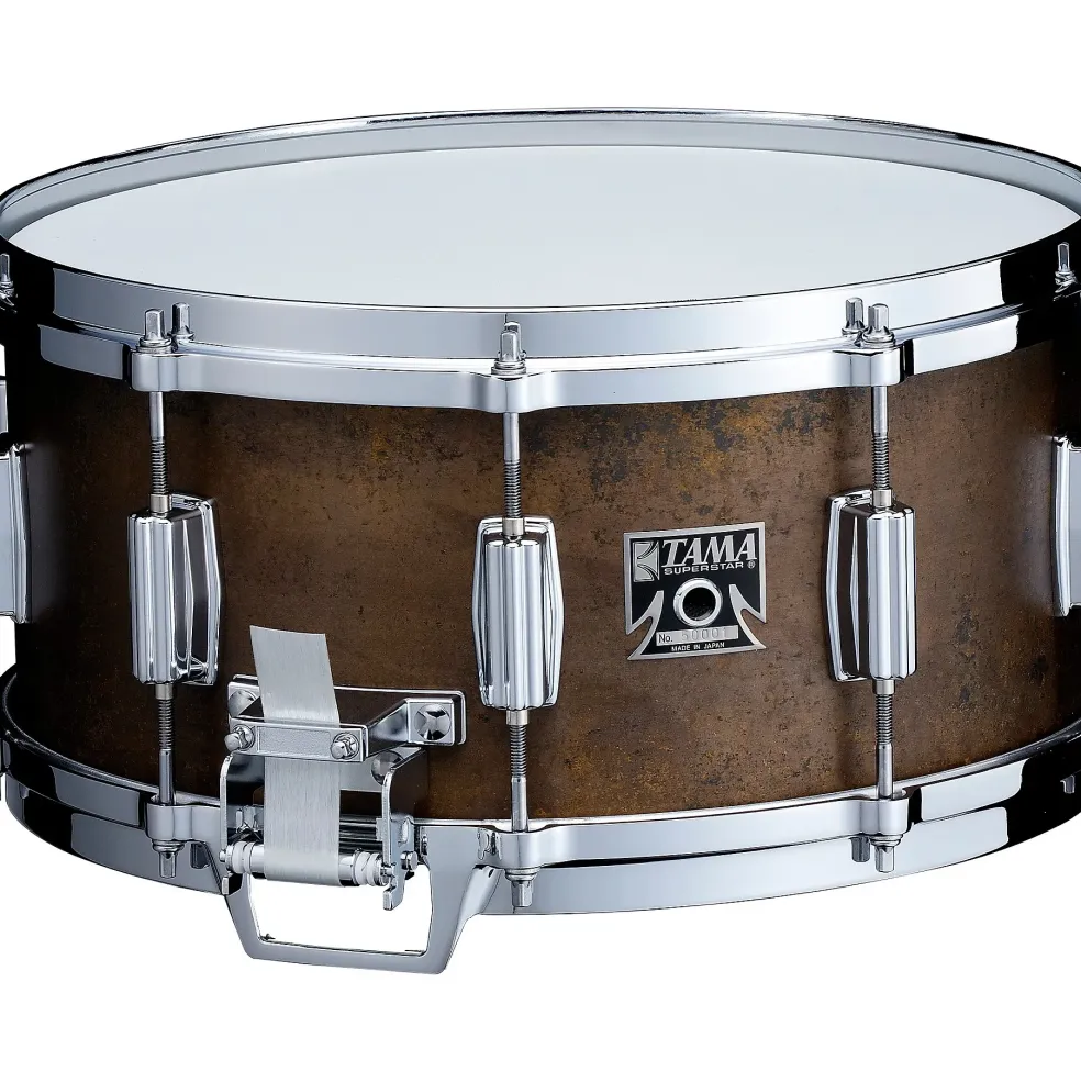 TAMA 50th Anniversary Mastercraft Bell Brass Snare Drum 14 x 6.5 in.