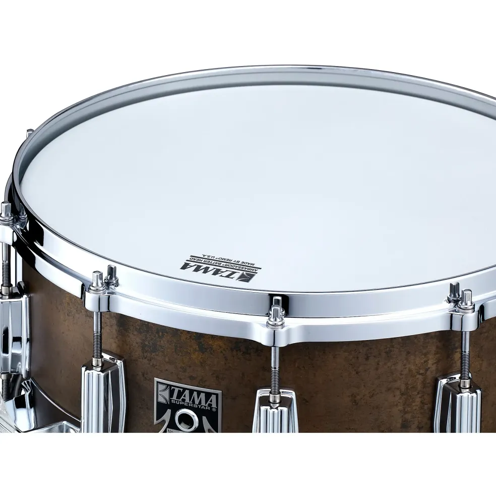 TAMA 50th Anniversary Mastercraft Bell Brass Snare Drum 14 x 6.5 in.