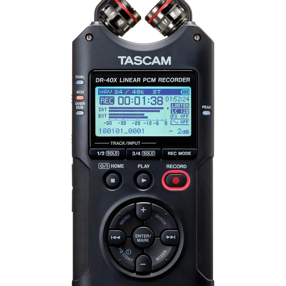 TASCAM DR-40X Portable Digital Recorder