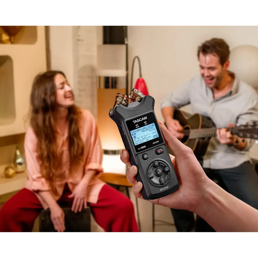 TASCAM DR-07XP 32-bit Float Audio Recorder
