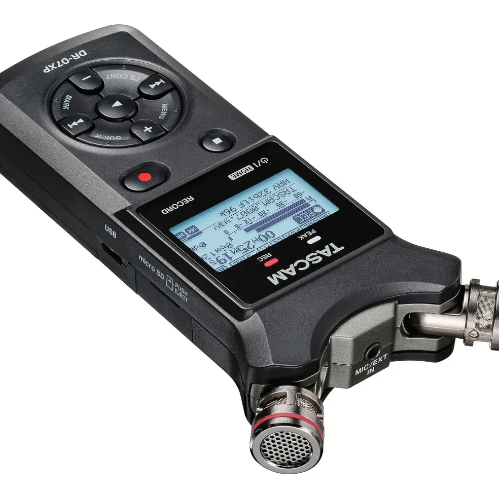 TASCAM DR-07XP 32-bit Float Audio Recorder