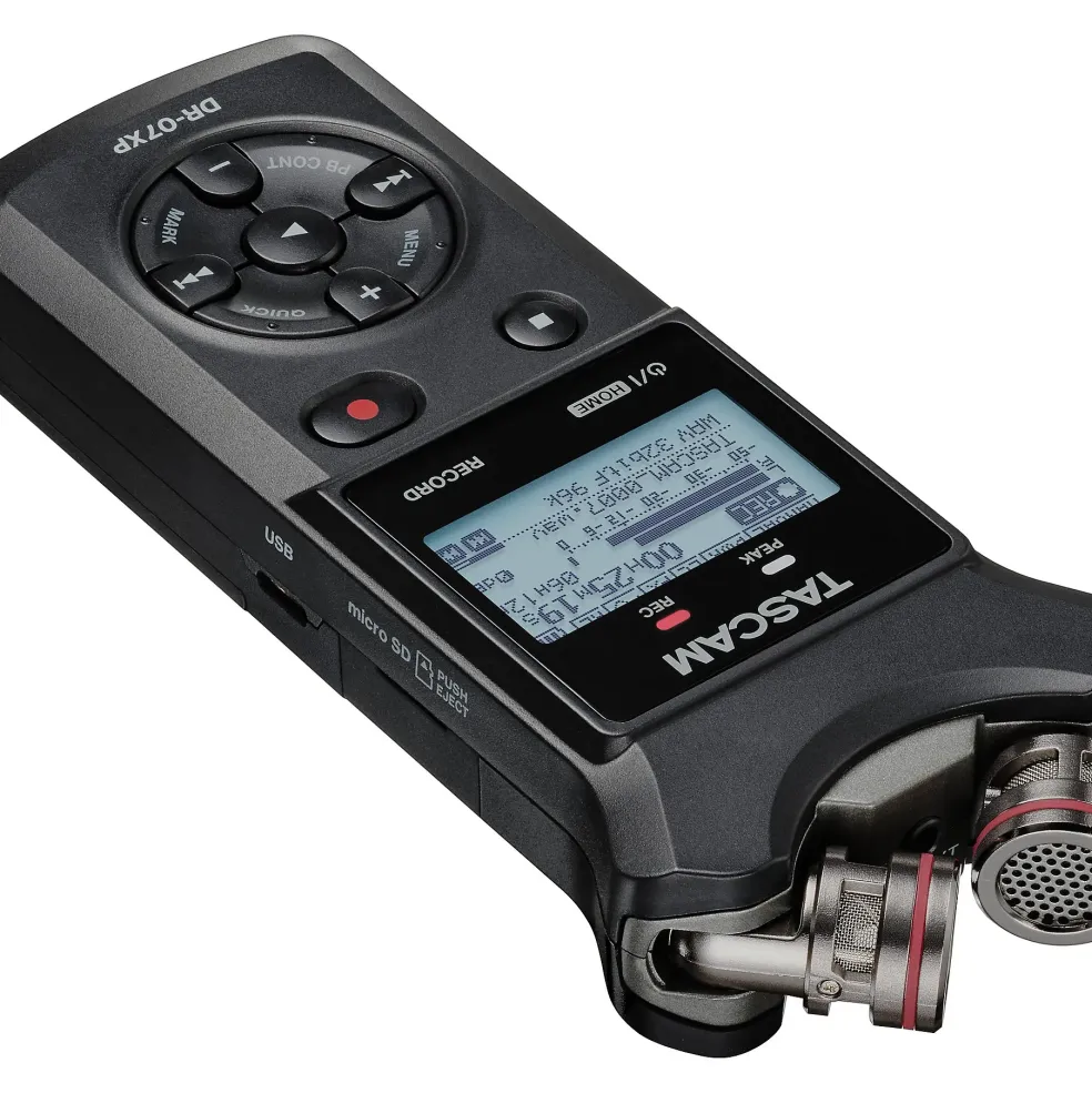 TASCAM DR-07XP 32-bit Float Audio Recorder
