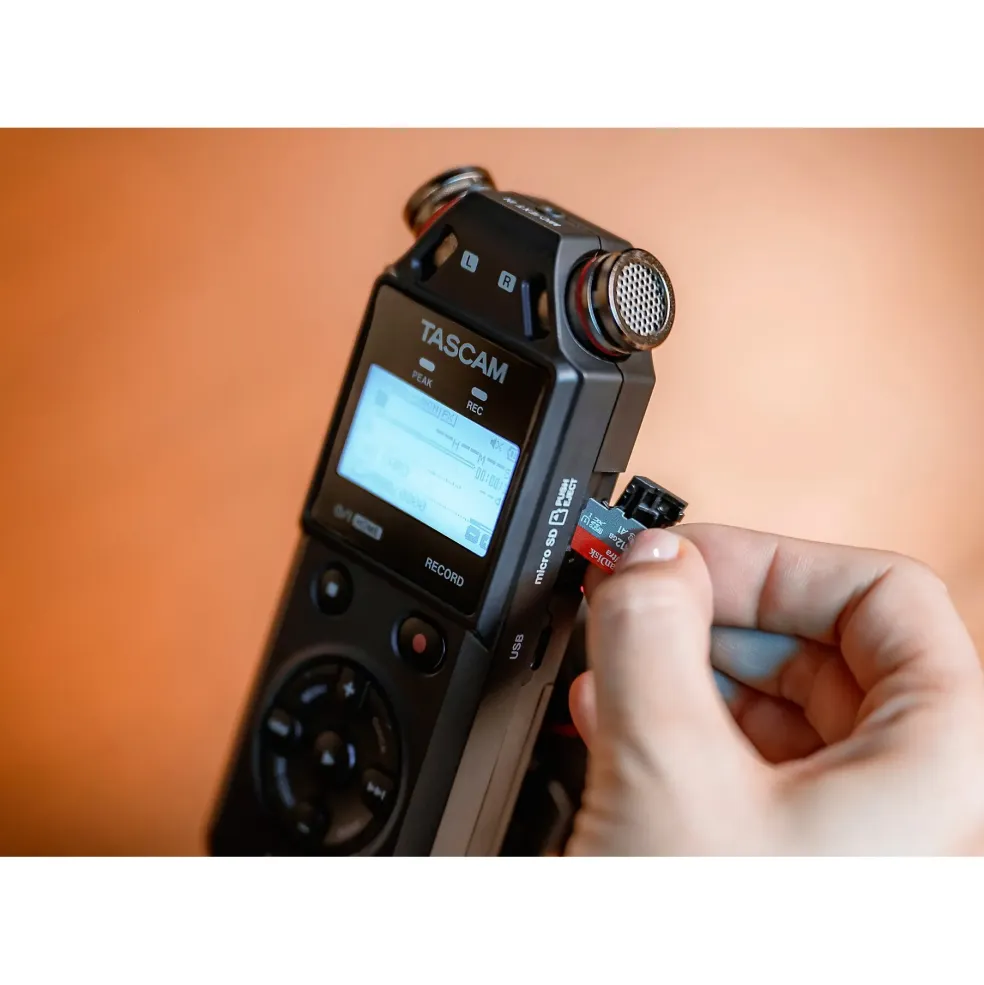 TASCAM DR-07XP 32-bit Float Audio Recorder