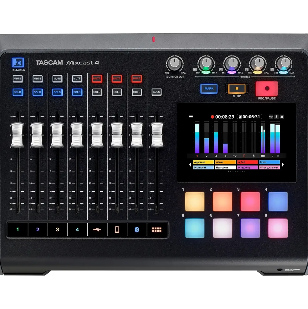 TASCAM Mixcast 4 Integrated Podcast Production Studio