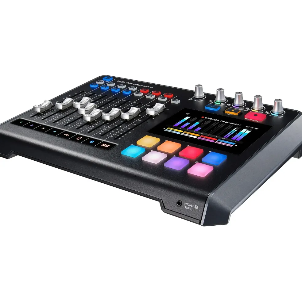 TASCAM Mixcast 4 Integrated Podcast Production Studio