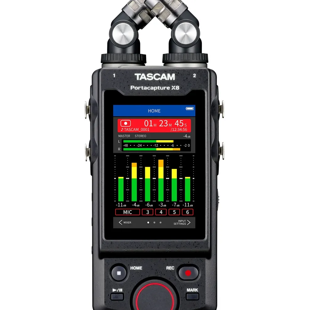 TASCAM Portacapture X8 High-Resolution Adaptive Recorder