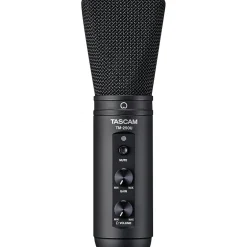 TASCAM TM-250U USB Condenser Microphone for Podcasting, Conferencing, and Computer Recording