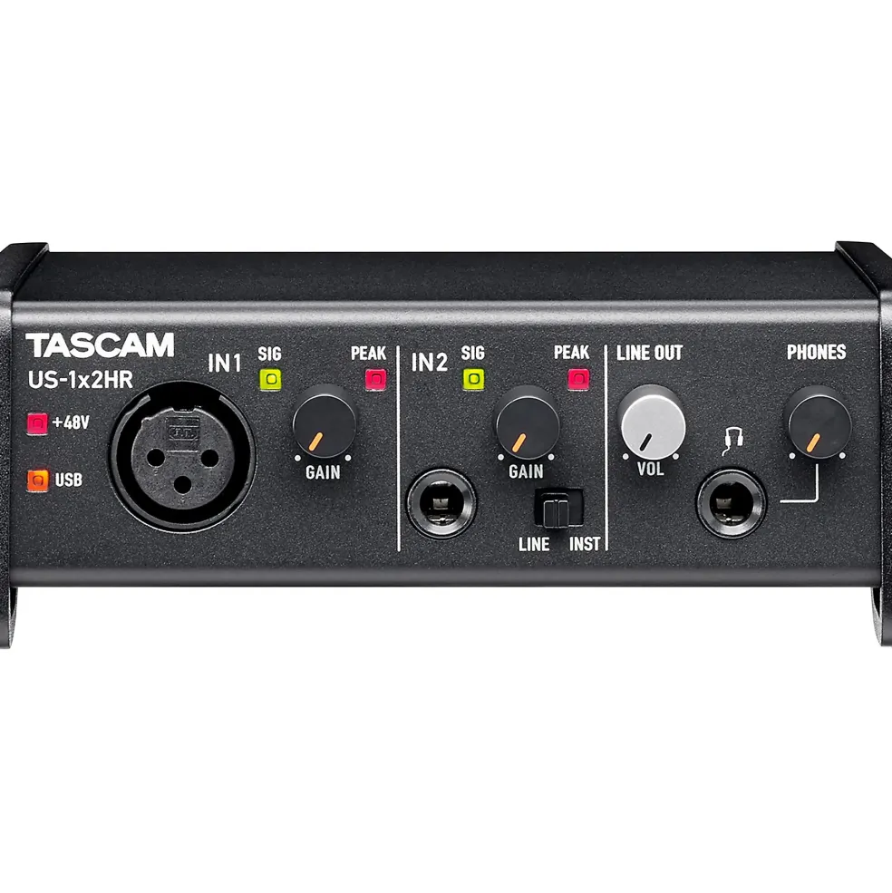 TASCAM US-1X2HR 2-Channel USB Audio Interface