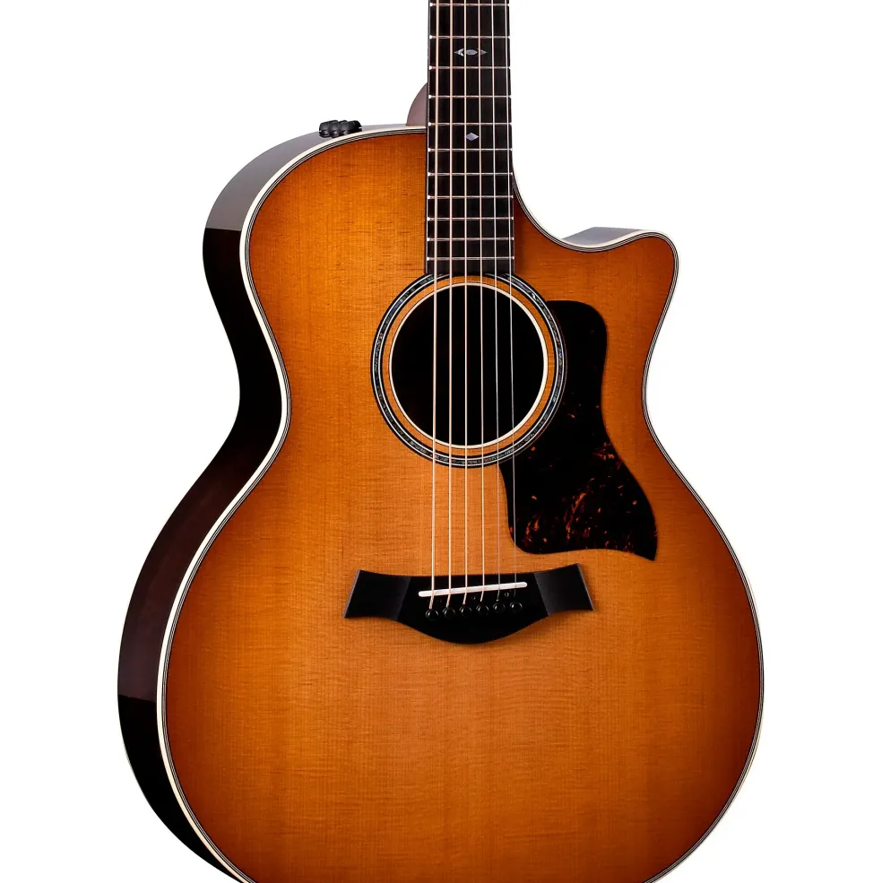Taylor 2021 714ce Walnut Limited-Edition V-Class Grand Auditorium Acoustic-Electric Guitar Shaded Edge Burst