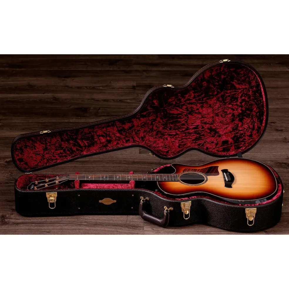 Taylor 814ce Adirondack Spruce Builder's Edition Grand Auditorium Acoustic-Electric Guitar Shaded Edge Burst
