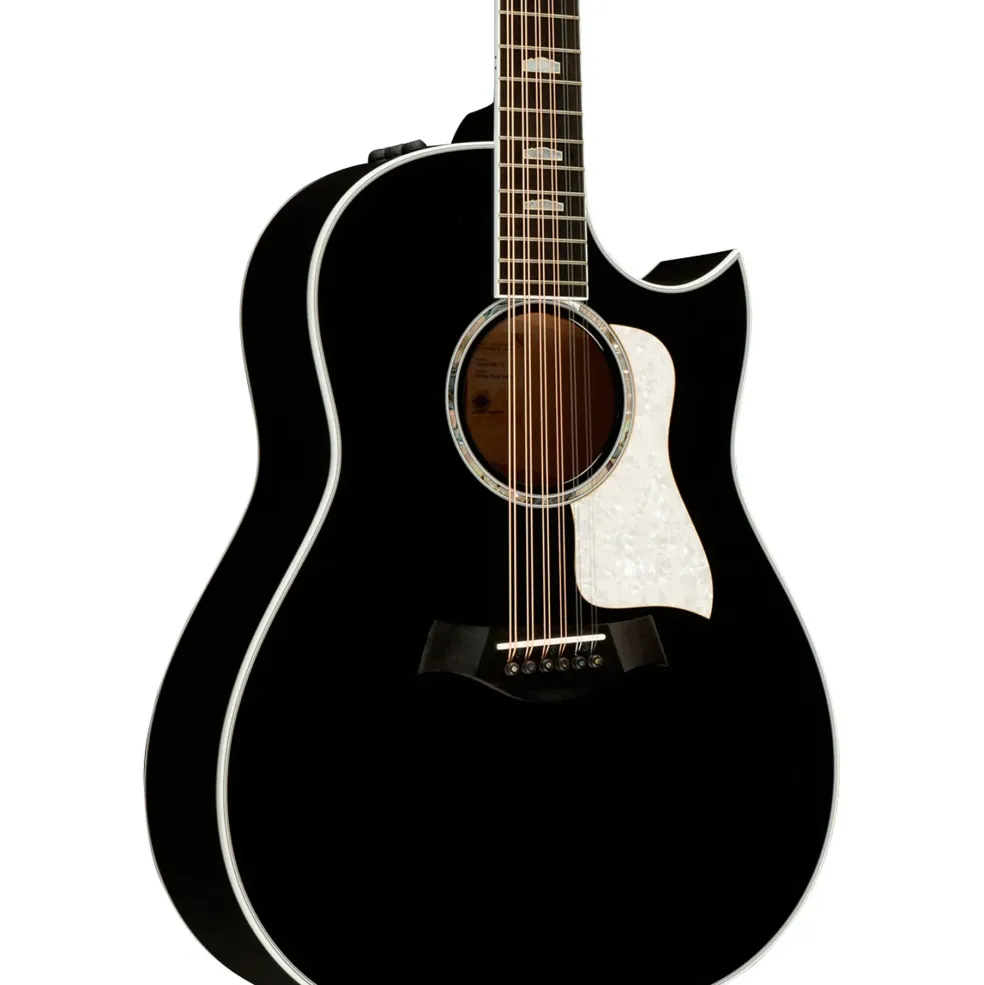 Taylor 657ce Doce Doble 12-String Grand Pacific Acoustic-Electric Guitar Black