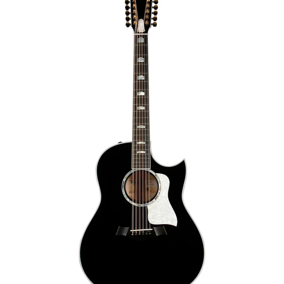 Taylor 657ce Doce Doble 12-String Grand Pacific Acoustic-Electric Guitar Black