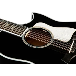 Taylor 657ce Doce Doble 12-String Grand Pacific Acoustic-Electric Guitar Black