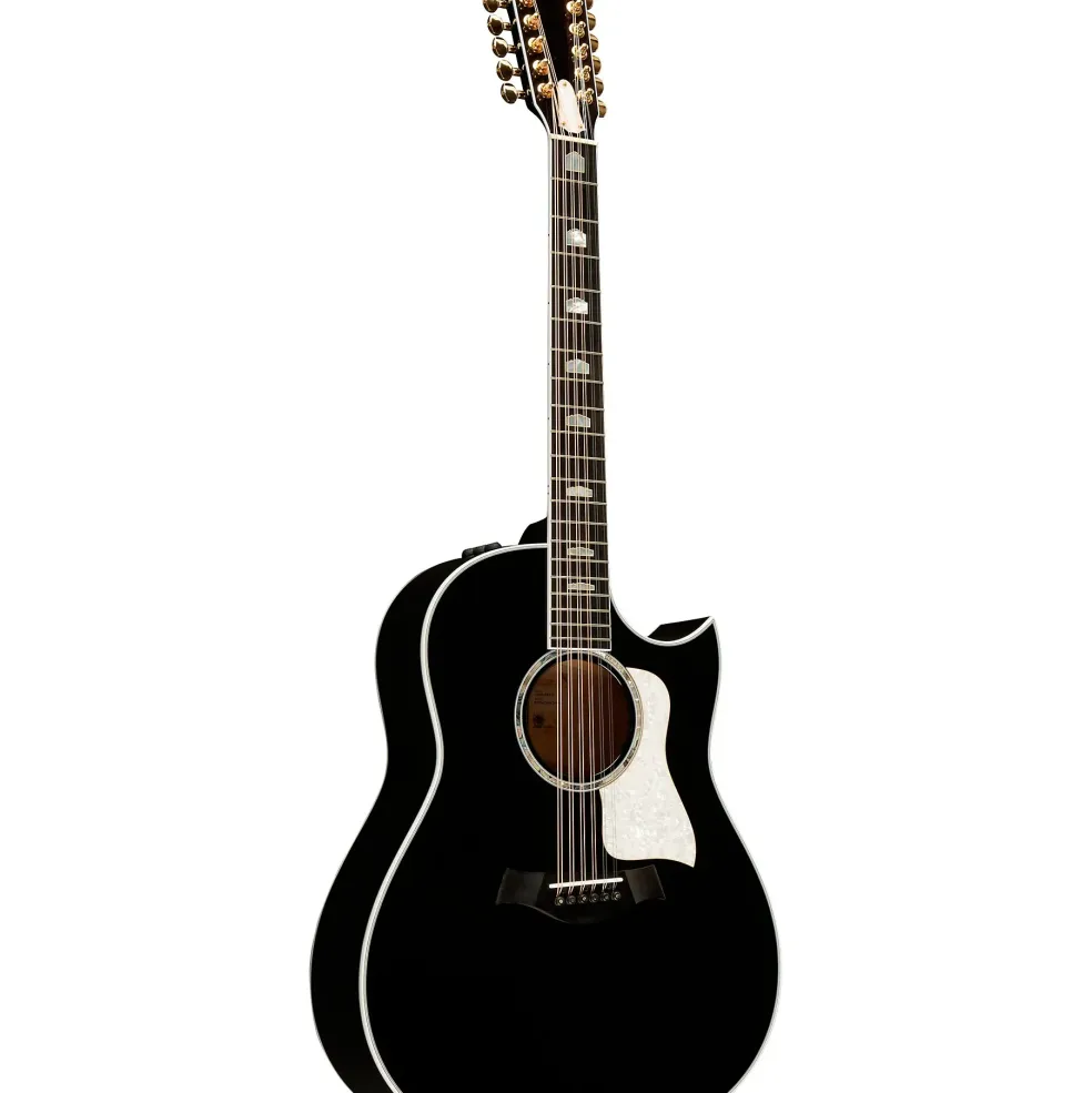 Taylor 657ce Doce Doble 12-String Grand Pacific Acoustic-Electric Guitar Black