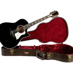 Taylor 657ce Doce Doble 12-String Grand Pacific Acoustic-Electric Guitar Black