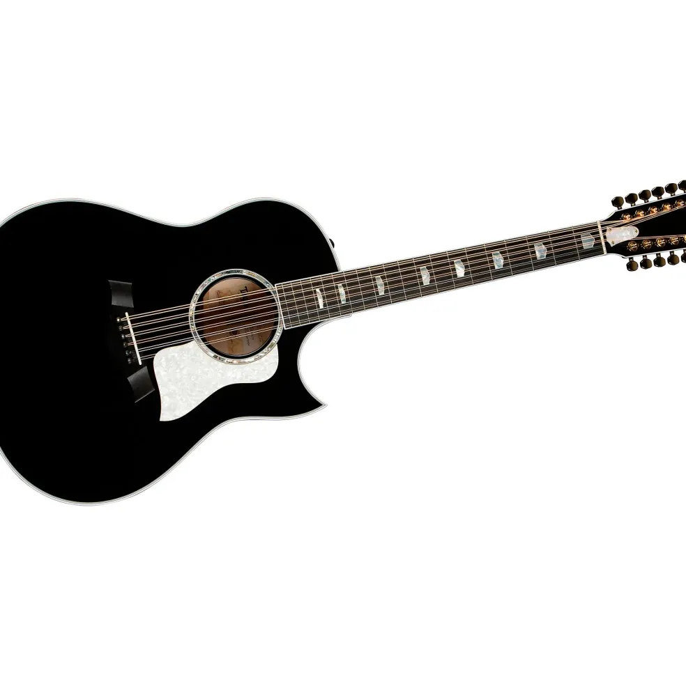 Taylor 657ce Doce Doble 12-String Grand Pacific Acoustic-Electric Guitar Black