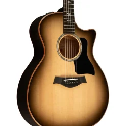 Taylor 614ce Special-Edition Grand Auditorium Acoustic-Electric Guitar Charcoal Edge Burst