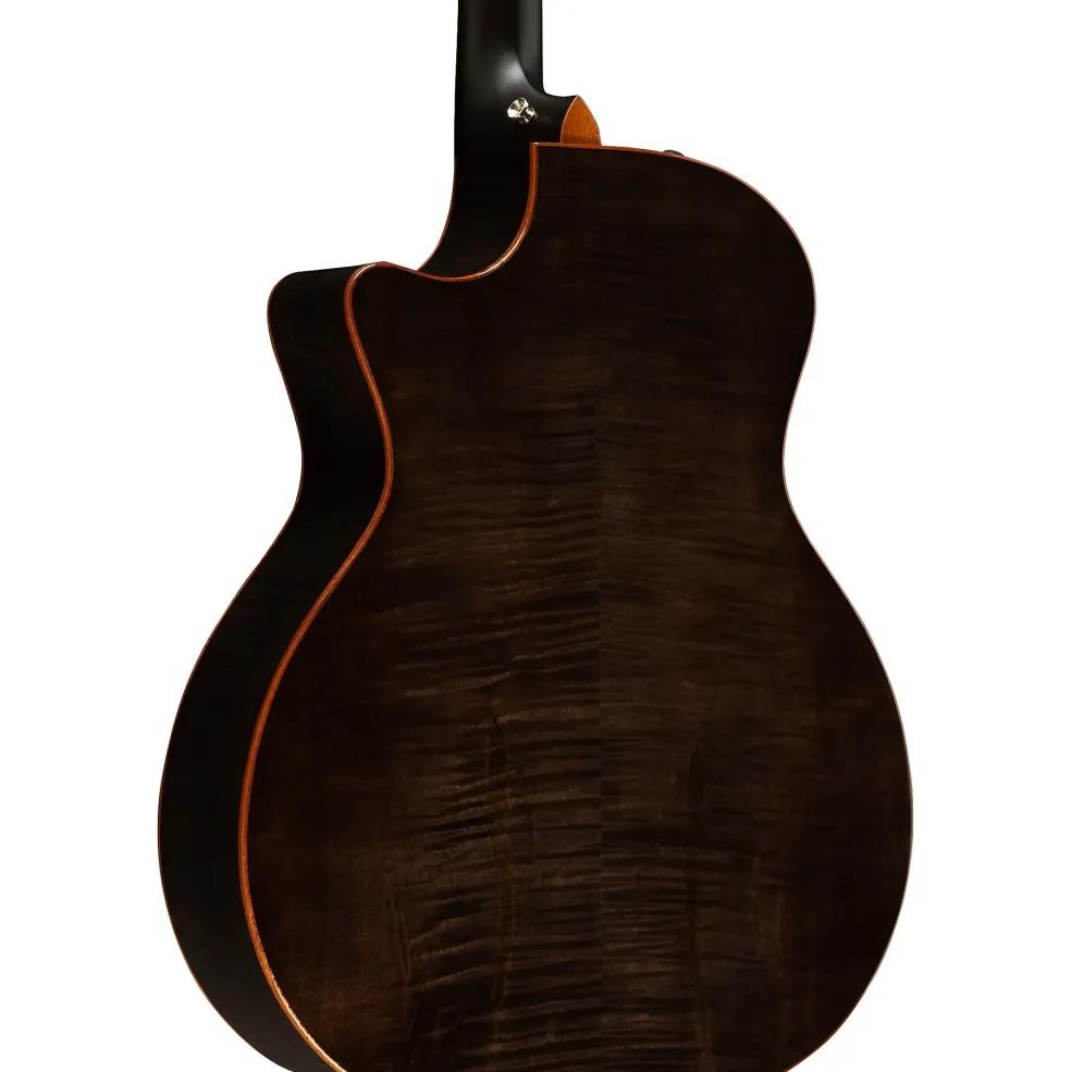 Taylor 614ce Special-Edition Grand Auditorium Acoustic-Electric Guitar Charcoal Edge Burst